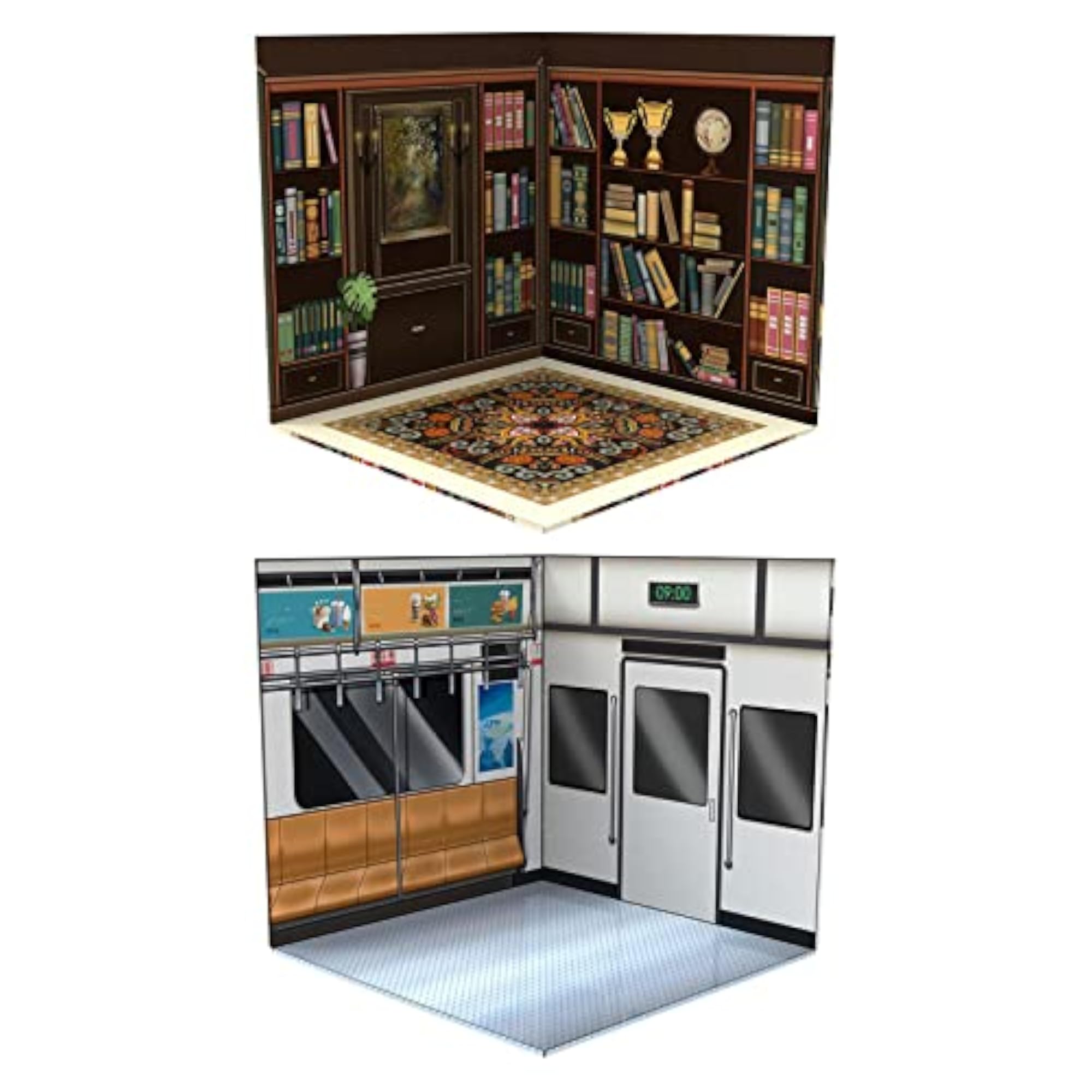 2X 1:12 Backdrop Scene Model Collection Layout Background